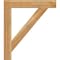 Ekena Millwork Traditional Block Rough Sawn Bracket, Western Red Cedar, 4"W x 28"D x 32"H BKT04X28X32TRA05RWR - alternate 3